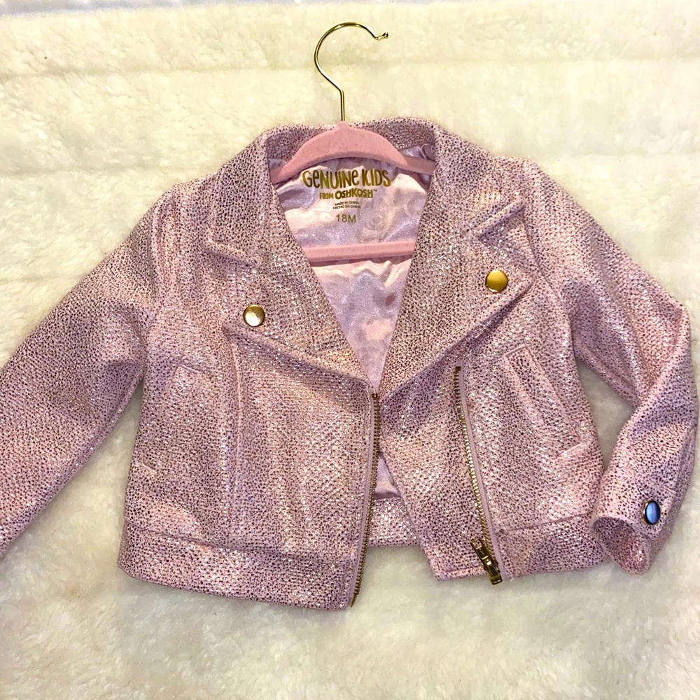 Osk josh pink and gold jacket